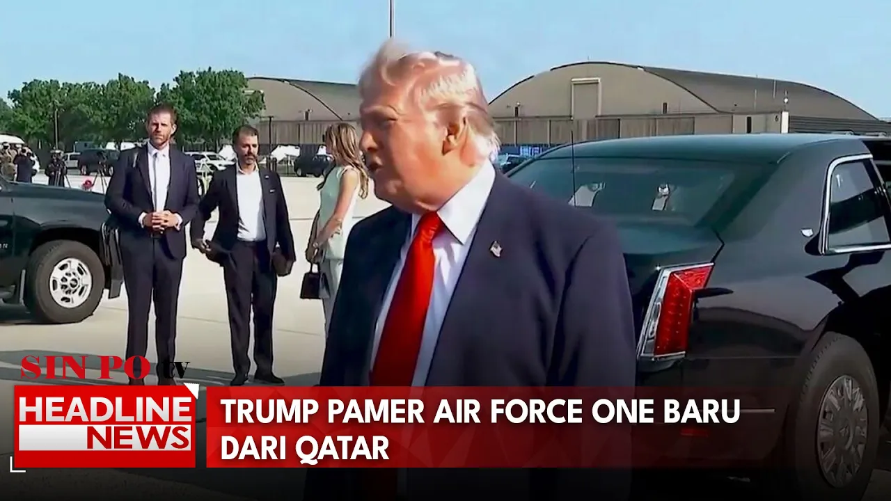 Trump Pamer Air Force One Baru Dari Qatar