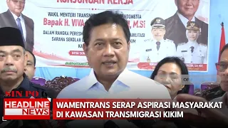 Wamentrans Serap Aspirasi Masyarakat Di Kawasan Transmigrasi Kikim