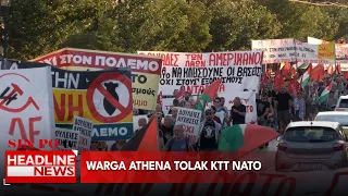 Warga Athena Tolak KTT NATO