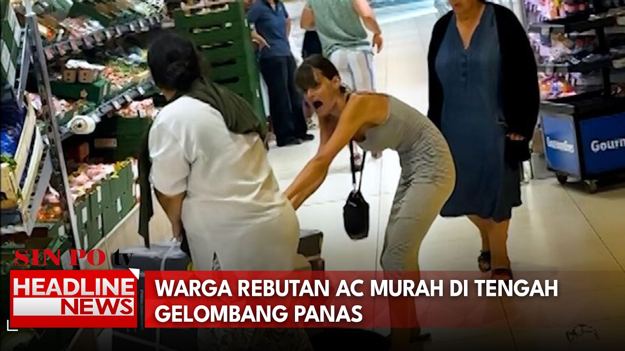 Warga Rebutan AC Murah di Tengah Gelombang Panas