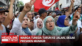 Warga Tunisia Turun ke Jalan, Desak Presiden Mundur