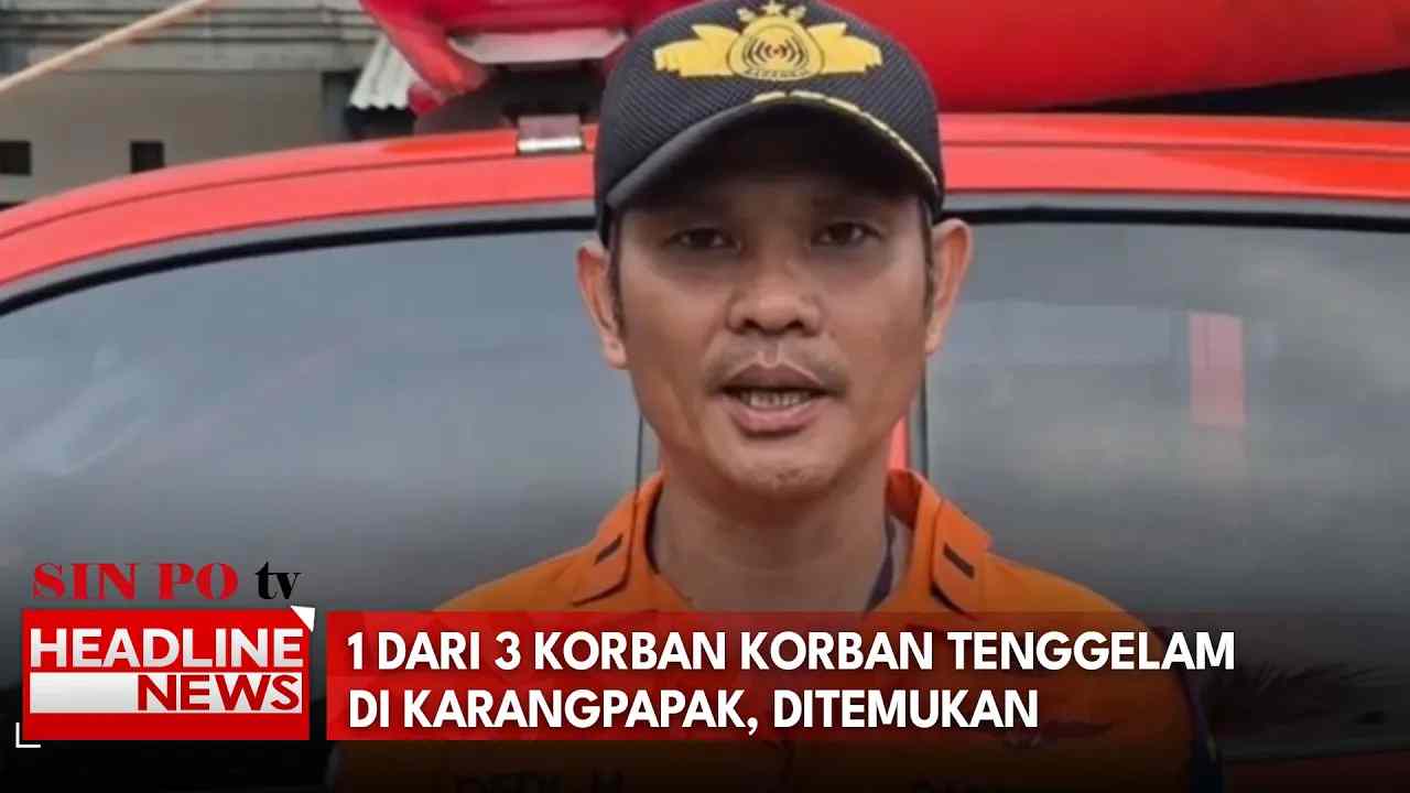 1 dari 3 Korban Korban Tenggelam Di Karangpapak, Ditemukan