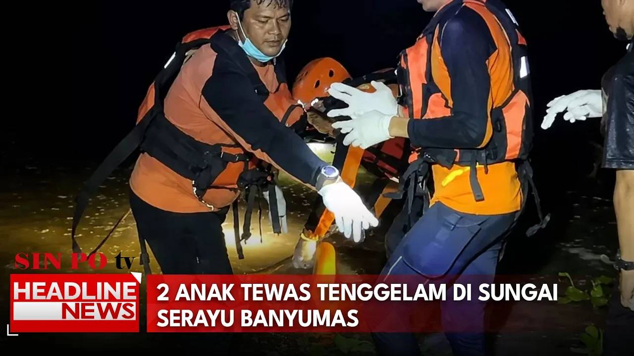 2 Anak Tewas Tenggelam di Sungai Serayu Banyumas