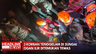 3 Korban Tenggelam Di Sungai Ogan Ilir Ditemukan Tewas