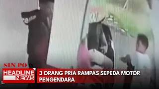 3 Orang Pria Rampas Sepeda Motor Pengendara