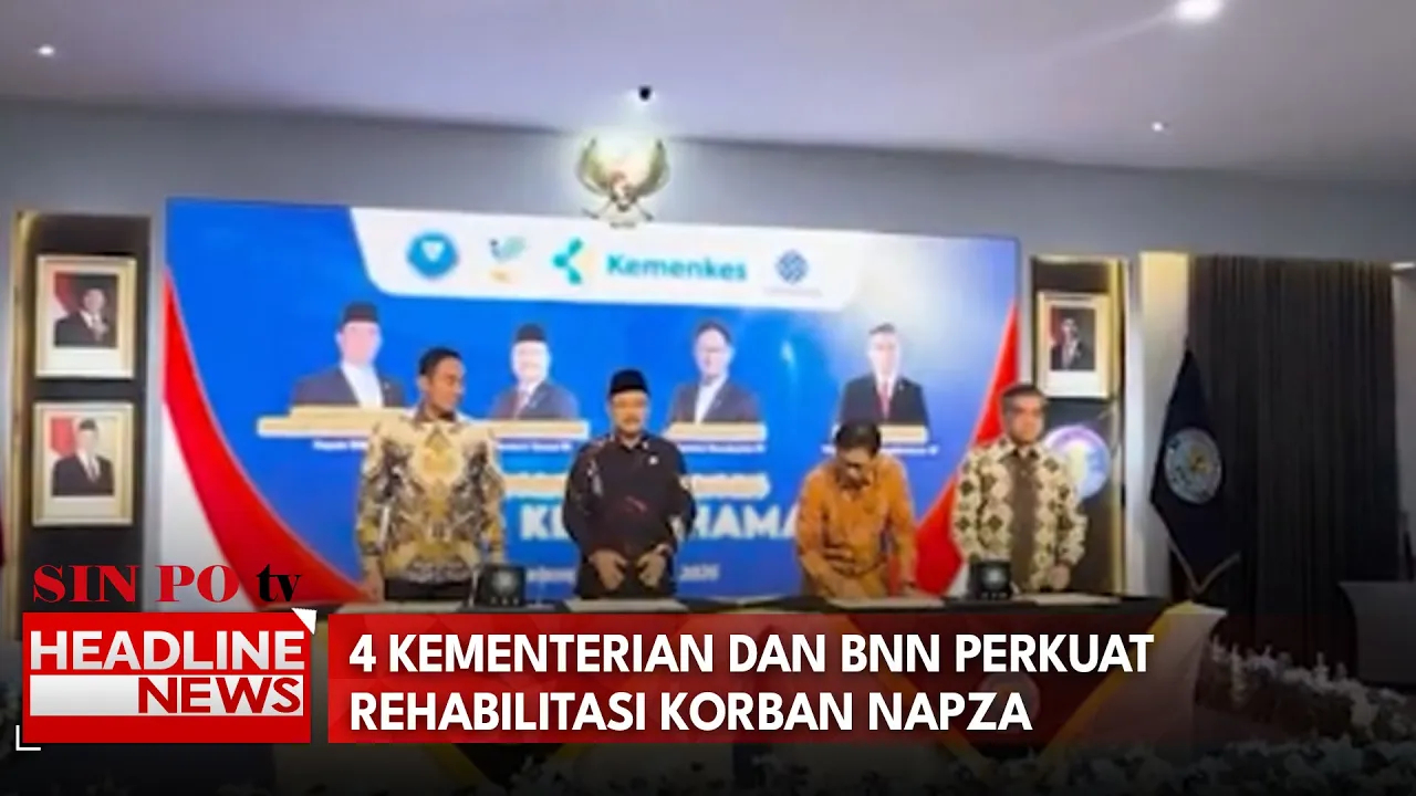 4 Kementerian Dan Bnn Perkuat Rehabilitasi Korban NAPZA