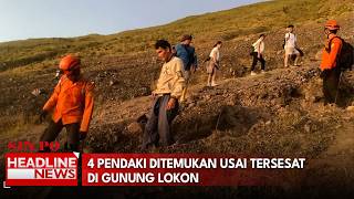 4 Pendaki Ditemukan Usai Tersesat di Gunung Lokon