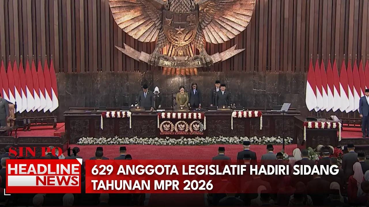 629 Anggota Legislatif Hadiri Sidang Tahunan MPR 2026