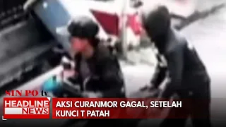 Aksi Curanmor Gagal, Setelah Kunci T Patah