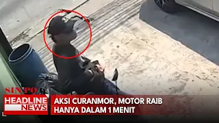 Aksi Curanmor, Motor Raib Hanya Dalam 1 Menit