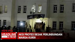 Aksi Protes Desak Perlindungan Warga Kurdi
