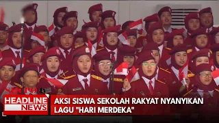 Aksi Siswa Sekolah Rakyat Nyanyikan Lagu "Hari Merdeka"