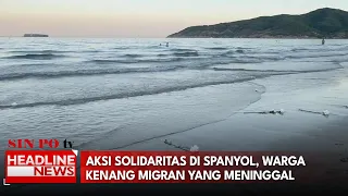 Aksi Solidaritas Di Spanyol, Warga Kenang Migran Yang Meninggal