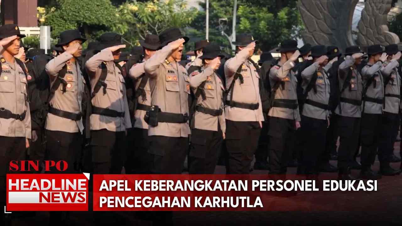 Apel Keberangkatan Personel Edukasi Pencegahan Karhutla
