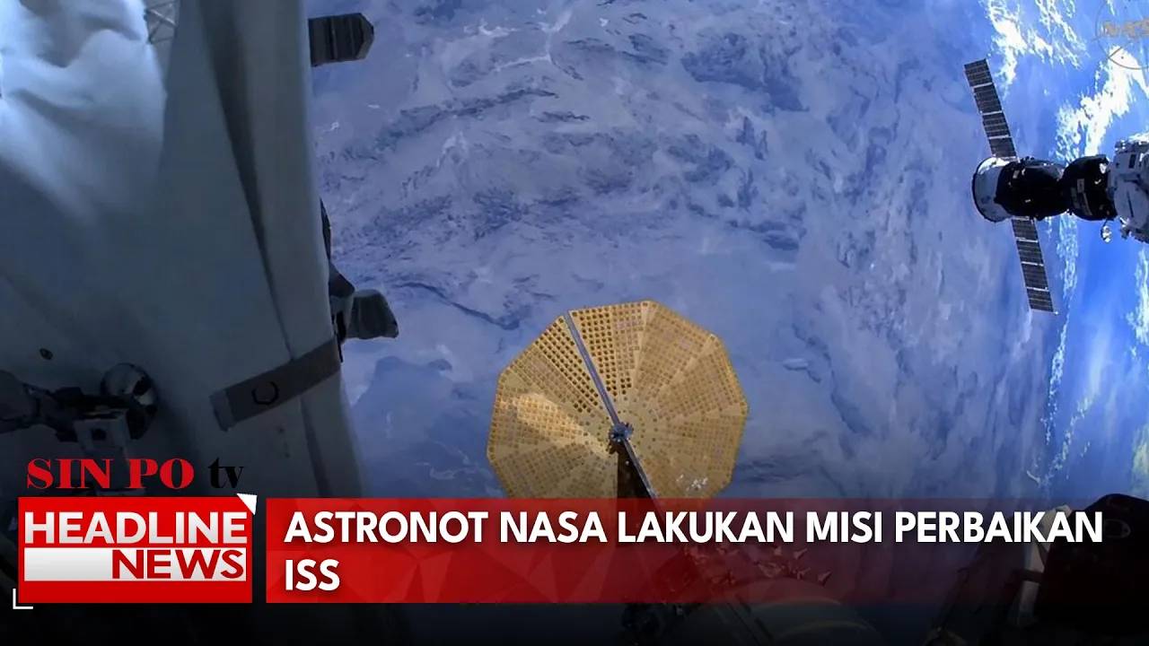 Astronot Nasa Lakukan Misi Perbaikan Iss