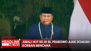 Awali HUT ke-81 RI, Prabowo Ajak Doakan Korban Bencana