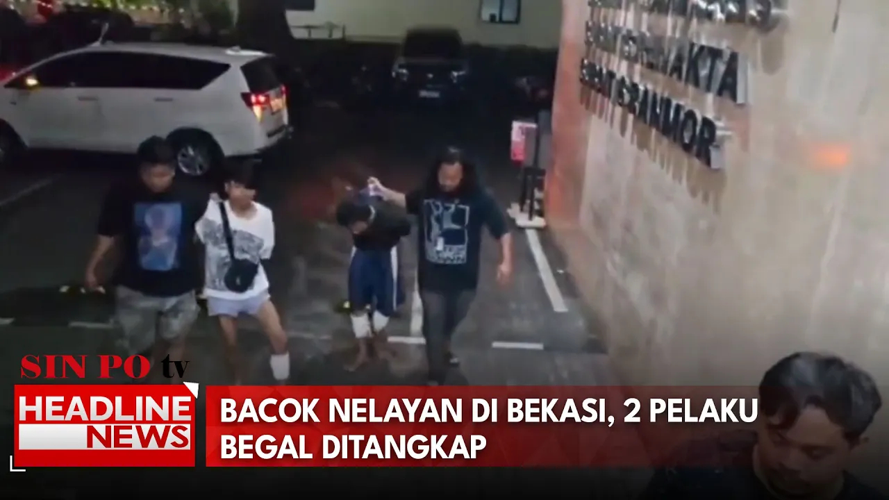 Bacok Nelayan di Bekasi, 2 Pelaku Begal Ditangkap