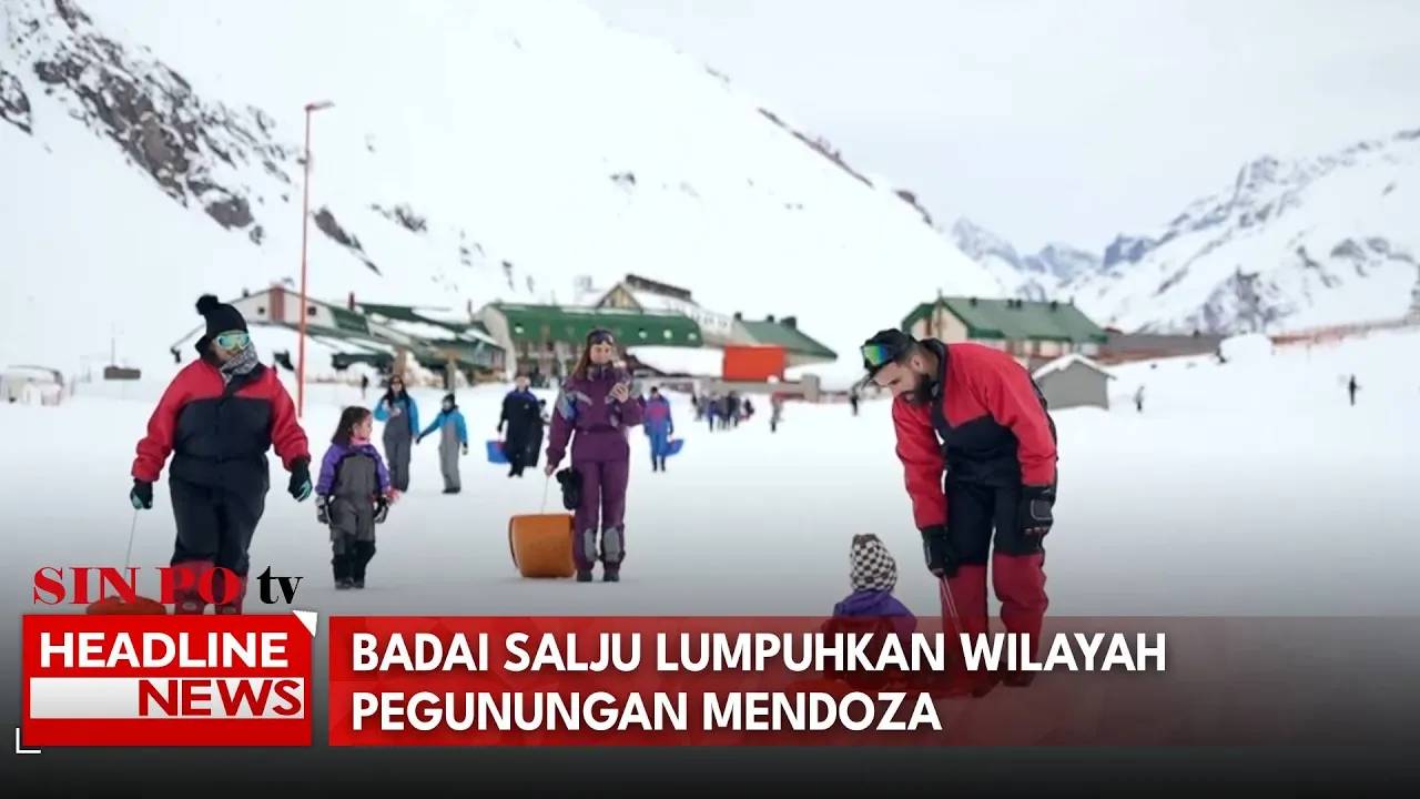Badai Salju Lumpuhkan Wilayah Pegunungan Mendoza