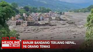 Banjir Bandang Terjang Nepal, 98 Orang Tewas