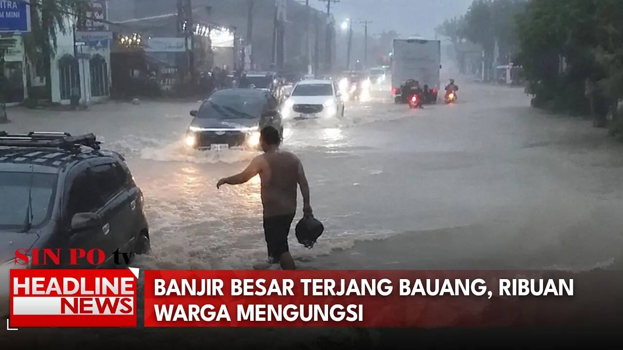 Banjir Besar Terjang Bauang, Ribuan Warga Mengungsi