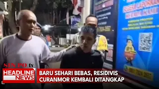 Baru Sehari Bebas, Residivis Curanmor Kembali Ditangkap