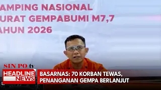 Basarnas: 70 Korban Tewas, Penanganan Gempa Berlanjut