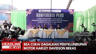 Bea Cukai Gagalkan Penyelundupan Motor Harley Davidson Bekas