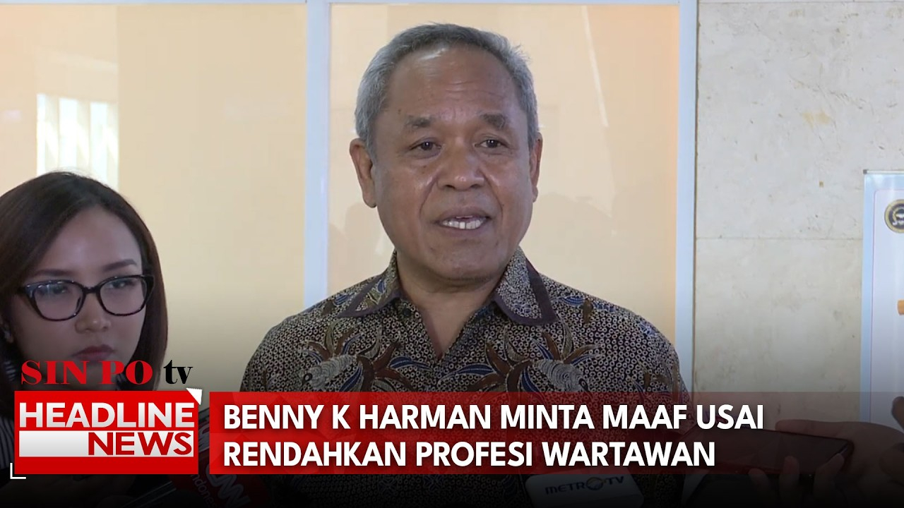 Benny K Harman Minta Maaf Usai Rendahkan Profesi Wartawan