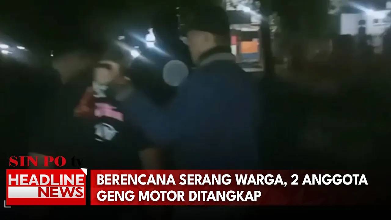 Berencana Serang Warga, 2 Anggota Geng Motor Ditangkap