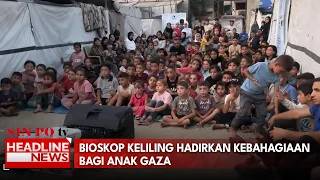 Bioskop Keliling Hadirkan Kebahagiaan Bagi Anak Gaza
