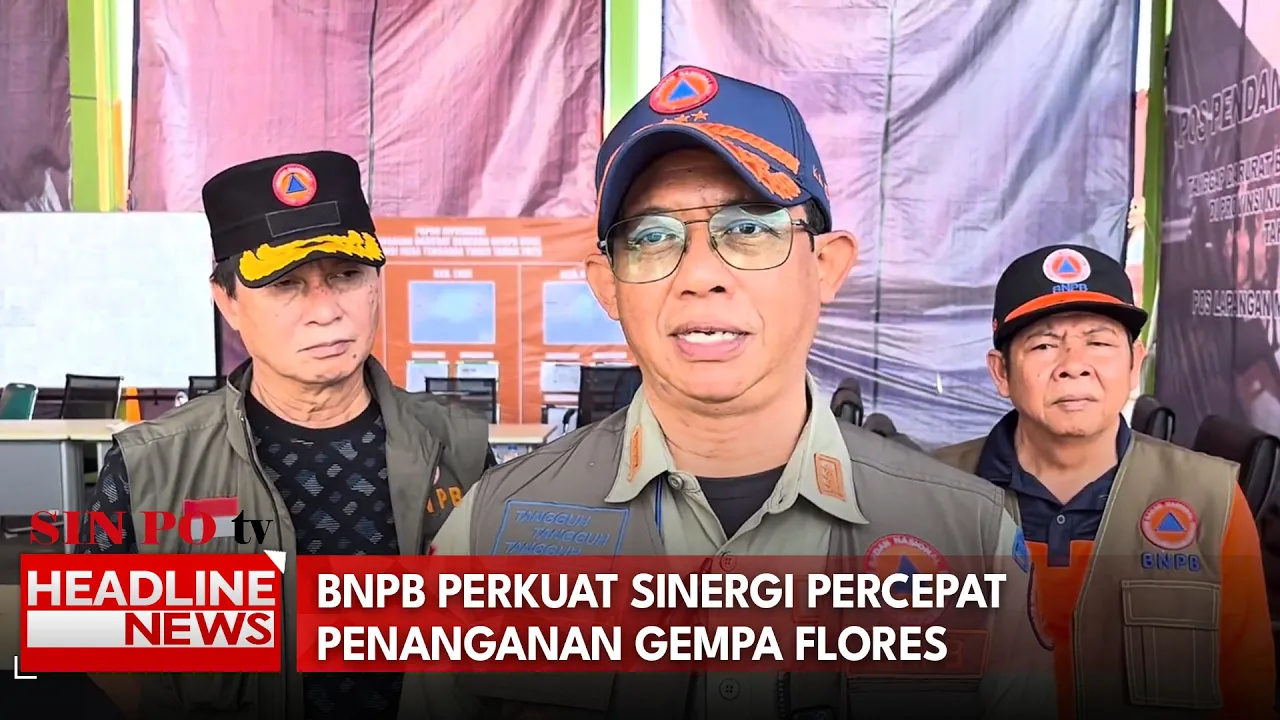 BNPB Perkuat Sinergi Percepat Penanganan Gempa Flores