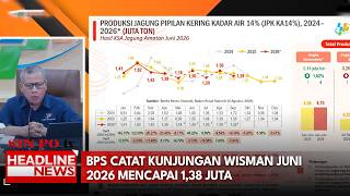 BPS Catat Kunjungan Wisman Juni 2026 Mencapai 1,38 Juta