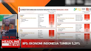 BPS: Ekonomi Indonesia Tumbuh 5,29%