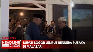 Bupati Bogor Jemput Bendera Pusaka di Malasari