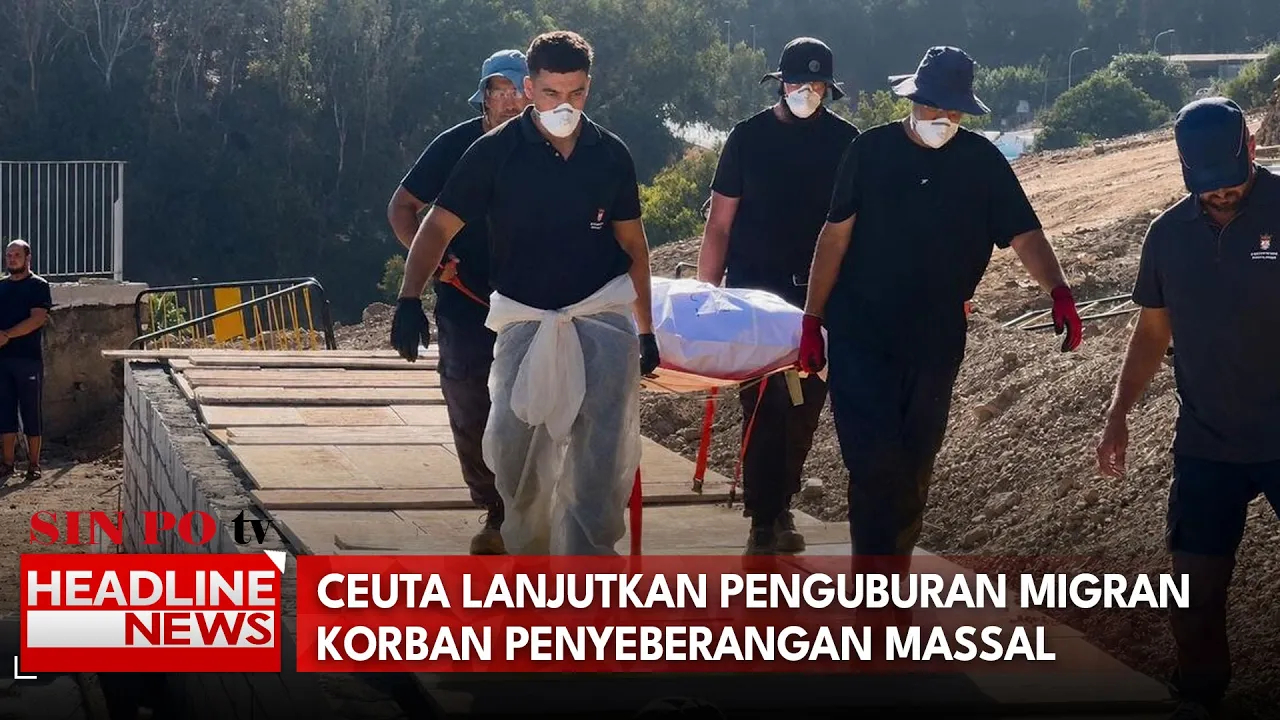 Ceuta Lanjutkan Penguburan Migran Korban Penyeberangan Massal