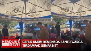 Dapur Umum Kemensos Bantu Warga Terdampak Gempa NTT