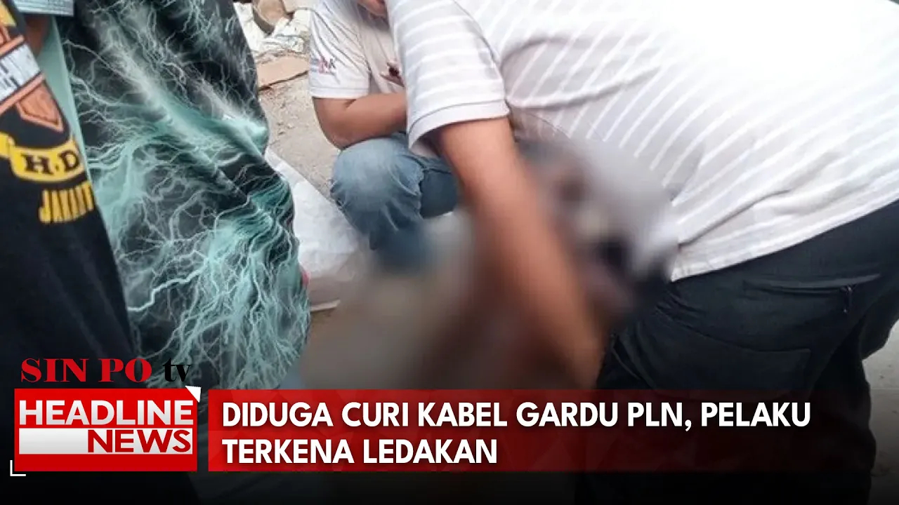 Diduga Curi Kabel Gardu PLN, Pelaku Terkena Ledakan