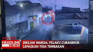 Dikejar Warga, Pelaku Curanmor Lepaskan 3 Tembakan