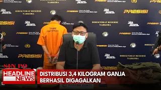 Distribusi 3,4 Kilogram Ganja Berhasil Digagalkan