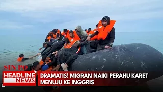 Dramatis! Migran Naiki Perahu Karet Menuju ke Inggris
