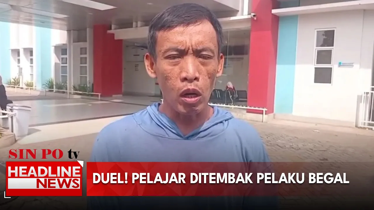 Duel! Pelajar Ditembak Pelaku Begal