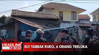 ELF Tabrak Ruko, 6 Orang Terluka