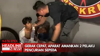 Gerak Cepat, Aparat Amankan 2 Pelaku Pencurian Sepeda