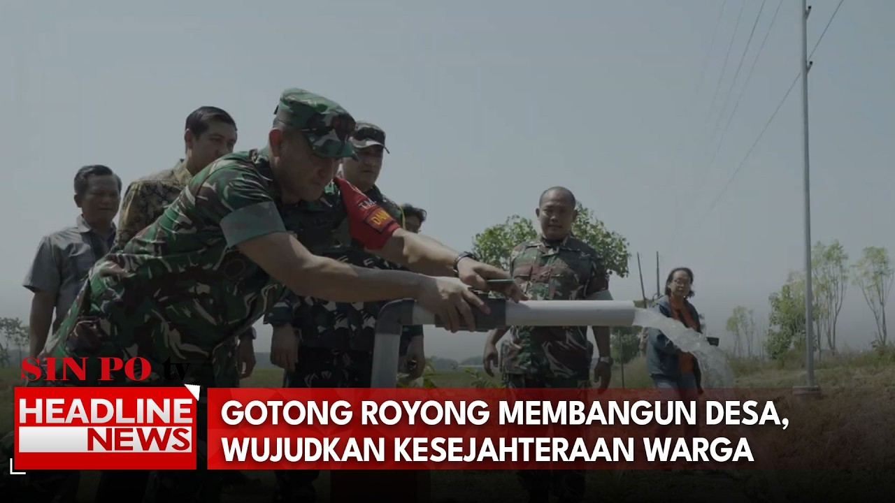 Gotong Royong Membangun Desa, Wujudkan Kesejahteraan Warga