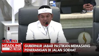 Gubernur Jabar Pastikan Memasang Penerangan di Jalan Soehat