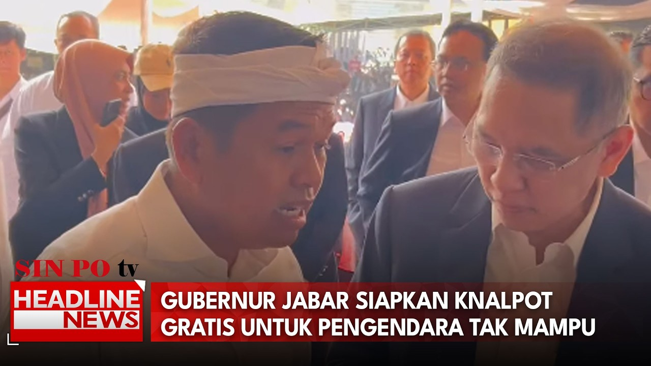 Gubernur Jabar Siapkan Knalpot Gratis Untuk Pengendara Tak Mampu