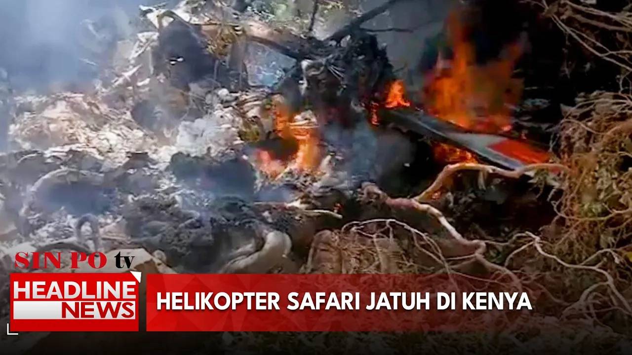 Helikopter Safari Jatuh Di Kenya