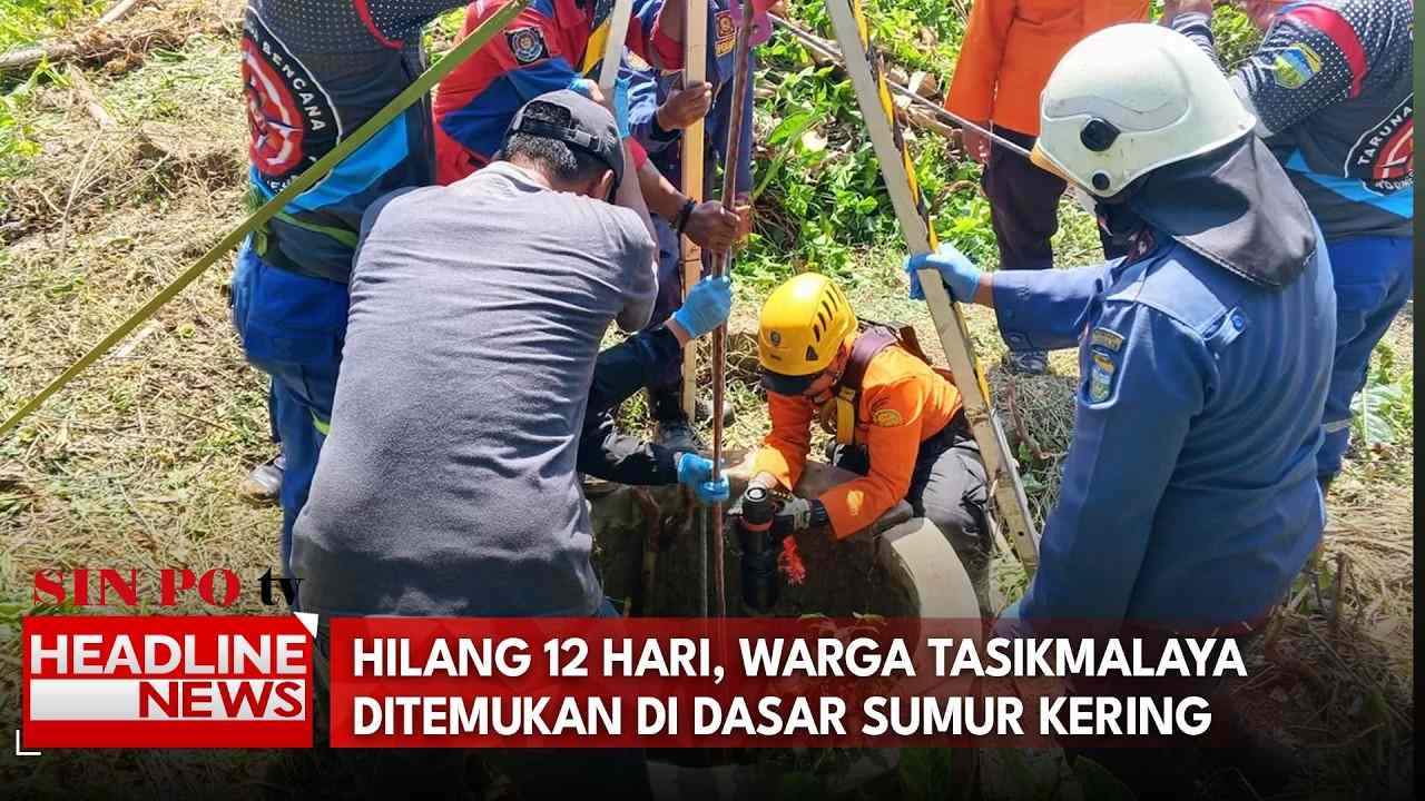 Hilang 12 Hari, Warga Tasikmalaya Ditemukan di Dasar Sumur Kering