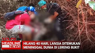 Hilang 40 Hari, Lansia Ditemukan Meninggal Dunia Di Lereng Bukit