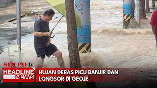 Hujan Deras Picu Banjir Dan Longsor Di Geoje